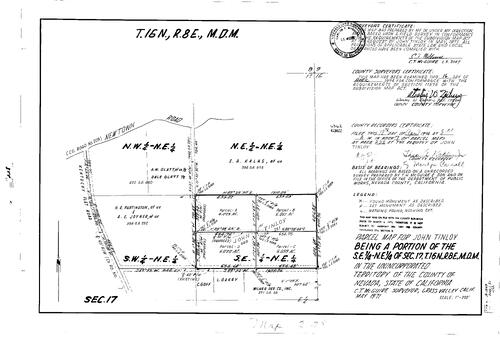 Click to see Parcel Maps Book 7, pg. 228 (1974) of Nevada County Recorders Parcel Maps Book 7