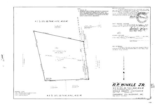 Click to see Parcel Maps Book 7, pg. 244 (1974) of Nevada County Recorders Parcel Maps Book 7