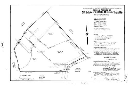 Click to see Parcel Maps Book 7, pg. 248 (1974) of Nevada County Recorders Parcel Maps Book 7