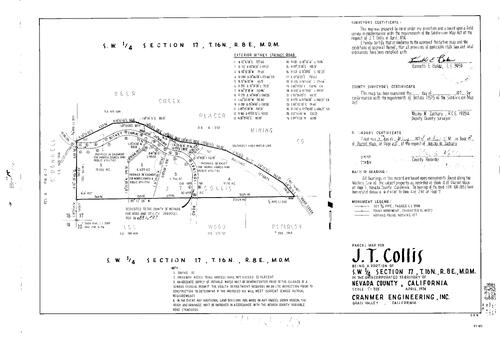 Click to see Parcel Map Book 8, pg. 015 (1974) of Nevada County Recorders Parcel Maps Book 8