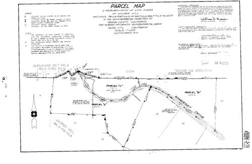 Click to see Parcel Map Book 8, pg. 092 (1974) of Nevada County Recorders Parcel Maps Book 8