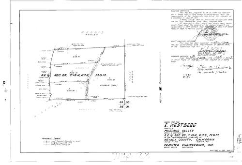 Click to see Parcel Map Book 8, pg. 093 (1974) of Nevada County Recorders Parcel Maps Book 8