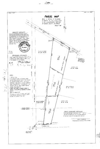 Click to see Parcel Map Book 8, pg. 172 (1974) of Nevada County Recorders Parcel Maps Book 8