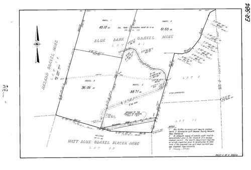Click to see Parcel Map Book 8, pg. 221 (1974) of Nevada County Recorders Parcel Maps Book 8