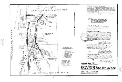 Click to see Parcel Map Book 8, pg. 241 (1975) of Nevada County Recorders Parcel Maps Book 8