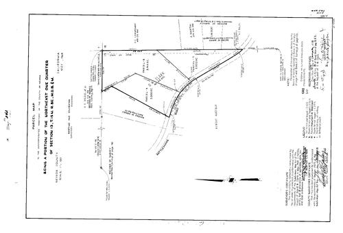 Click to see Parcel Map Book 8, pg. 242 (1975) of Nevada County Recorders Parcel Maps Book 8