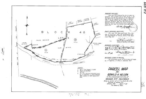 Click to see Parcel Map Book 8, pg. 246 (1975) of Nevada County Recorders Parcel Maps Book 8