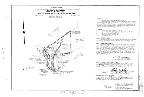 Click to see Parcel Map Book 9, pg. 2 (1975) of Nevada County Recorders Parcel Maps Book 9