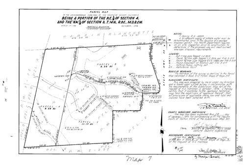 Click to see Parcel Map Book 9, pg. 7 (1975) of Nevada County Recorders Parcel Maps Book 9