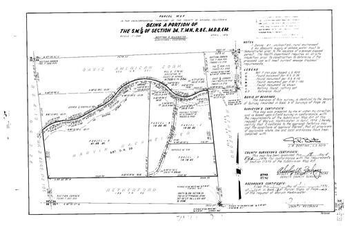Click to see Parcel Map Book 9, pg. 27 (1975) of Nevada County Recorders Parcel Maps Book 9
