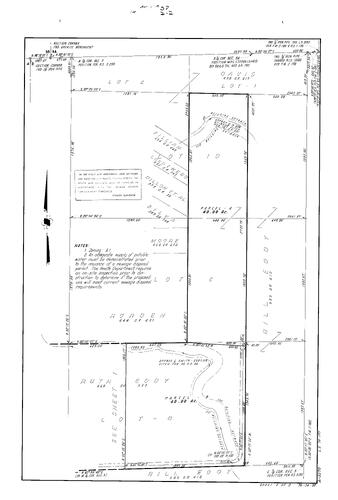 Click to see Parcel Map Book 9 pg. 57 (1975) of Nevada County Recorders Parcel Maps Book 9