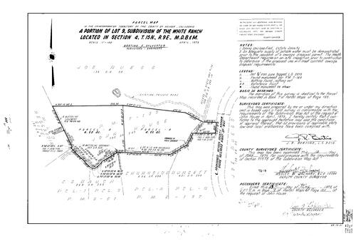 Click to see Parcel Map Book 9, pg. 111 (1975) of Nevada County Recorders Parcel Maps Book 9