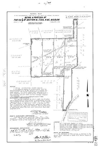 Click to see Parcel Map Book 9, pg. 125 (1975) of Nevada County Recorders Parcel Maps Book 9