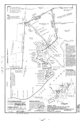 Click to see Parcel Map Book 9, pg. 231 (1975) of Nevada County Recorders Parcel Maps Book 9