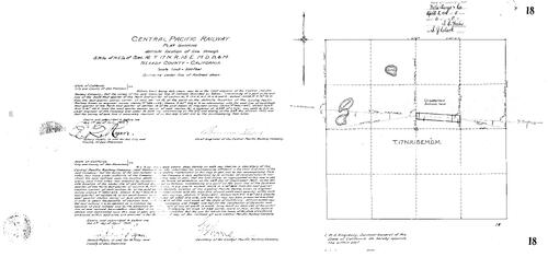 Click to see Subdivision Book 1, pg. 18 (1910) of Nevada County Recorders Subdivision Maps Book 1
