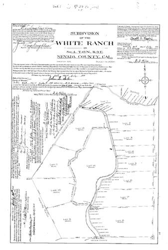 Click to see Subdivision Book 1, pg. 28 (1914) of Nevada County Recorders Subdivision Maps Book 1