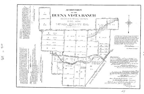 Click to see Subdivision Book 1, pg. 29 (1914) of Nevada County Recorders Subdivision Maps Book 1
