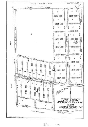 Click to see Subdivision Book 1, pg. 53 (1935) of Nevada County Recorders Subdivision Maps Book 1