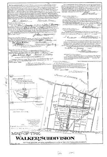 Click to see Subdivision Book 1, pg. 60 (1937) of Nevada County Recorders Subdivision Maps Book 1