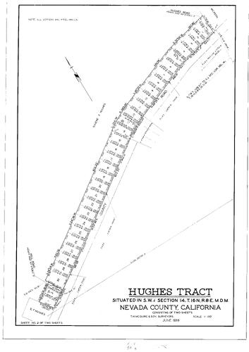 Click to see Subdivision Book 1, pg. 76 (1939) of Nevada County Recorders Subdivision Maps Book 1