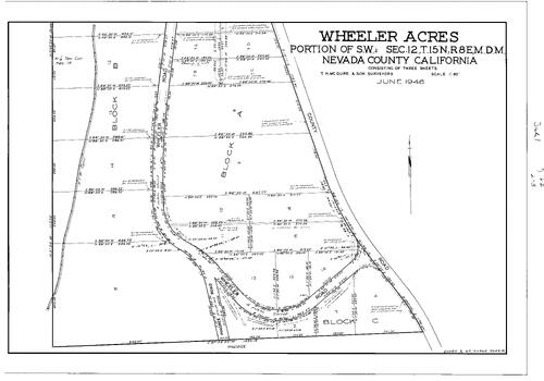 Click to see Subdivision Book 1, pg. 82 (1946) of Nevada County Recorders Subdivision Maps Book 1