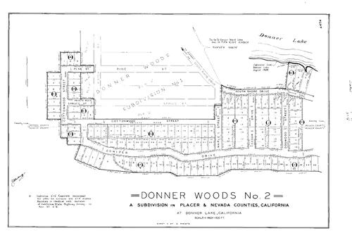 Click to see Subdivision Book 1, pg. 91 (1948) of Nevada County Recorders Subdivision Maps Book 1