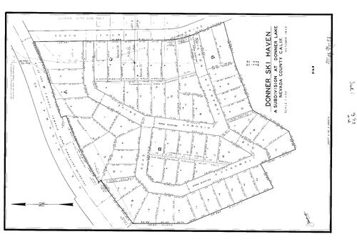 Click to see Subdivision Book 1, pg. 93 (1948) of Nevada County Recorders Subdivision Maps Book 1