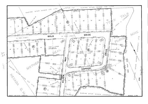 Click to see Subdivision Book 1, pg. 95 (1949) of Nevada County Recorders Subdivision Maps Book 1