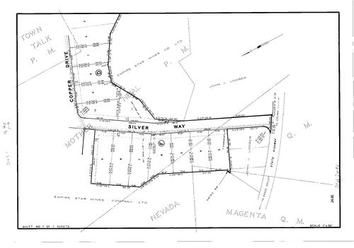 Click to see Subdivision Book 1, pg. 95 (1949) of Nevada County Recorders Subdivision Maps Book 1