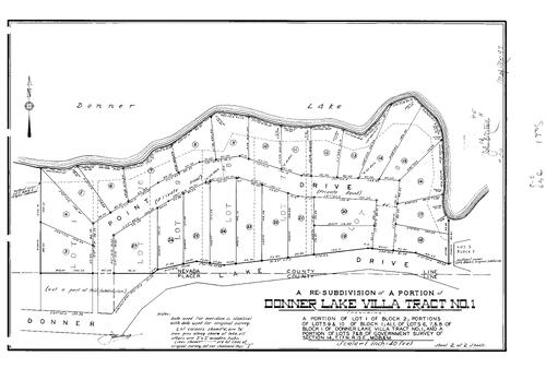 Click to see Subdivision Book 1, pg. 97 (1951) of Nevada County Recorders Subdivision Maps Book 1