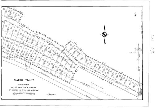 Click to see Subdivision Book 1, pg. 99 (1951) of Nevada County Recorders Subdivision Maps Book 1