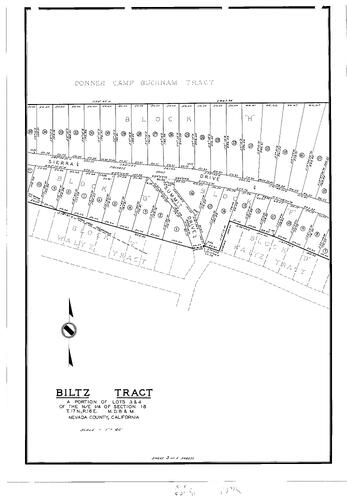 Click to see Subdivision Book 1, pg. 103 (1952) of Nevada County Recorders Subdivision Maps Book 1