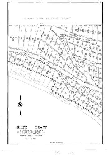 Click to see Subdivision Book 1, pg. 103 (1952) of Nevada County Recorders Subdivision Maps Book 1