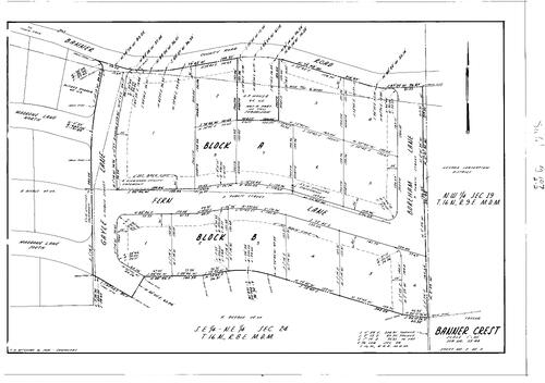 Click to see Subdivision Book 1, pg. 107 (1956) of Nevada County Recorders Subdivision Maps Book 1