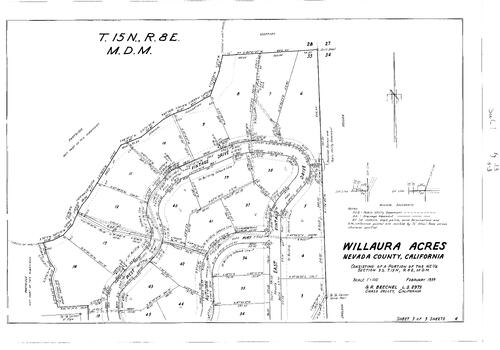 Click to see Subdivision Book 1, pg. 113 (1959) of Nevada County Recorders Subdivision Maps Book 1