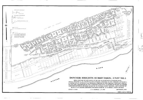 Click to see Subdivision Book 1, pg. 125 (1960) of Nevada County Recorders Subdivision Maps Book 1