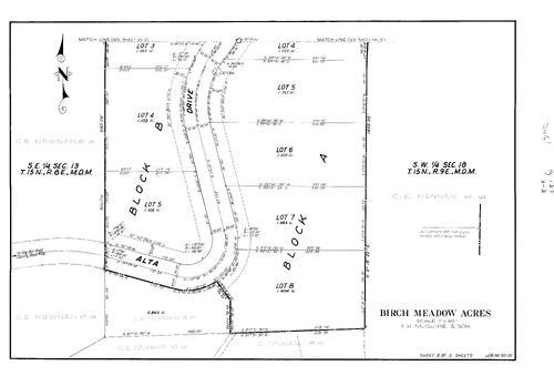 Click to see Subdivision Book 1, pg. 127 (1961) of Nevada County Recorders Subdivision Maps Book 1