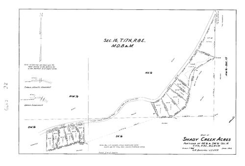Click to see Subdivision Book 2, pg. 6 (1962) of Nevada County Recorders Subdivision Maps Book 2