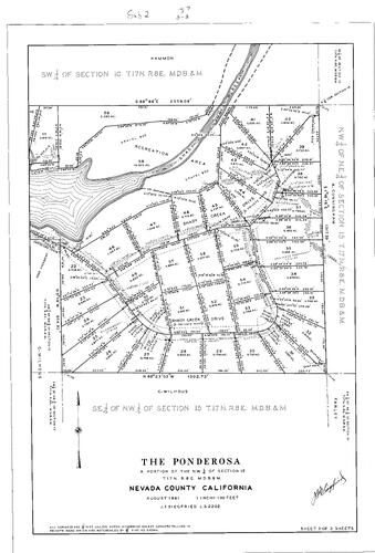 Click to see Subdivision Book 2, pg. 7 (1962) of Nevada County Recorders Subdivision Maps Book 2
