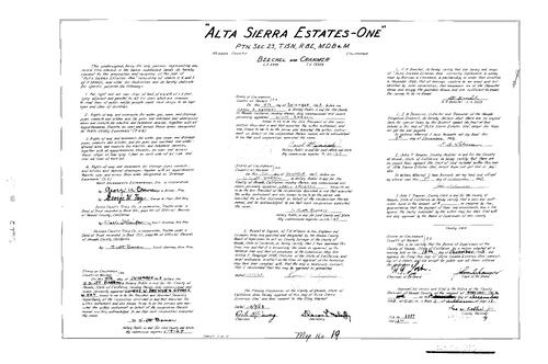 Click to see Subdivision Book 2, pg. 19 (1963) of Nevada County Recorders Subdivision Maps Book 2