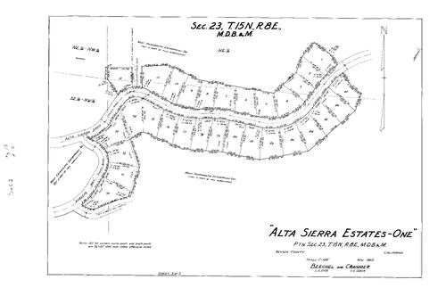 Click to see Subdivision Book 2, pg. 19 (1963) of Nevada County Recorders Subdivision Maps Book 2
