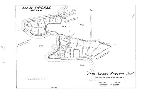 Click to see Subdivision Book 2, pg. 19 (1963) of Nevada County Recorders Subdivision Maps Book 2