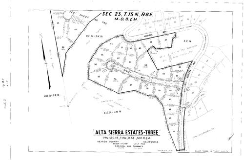 Click to see Subdivision Book 2, pg. 27 (1964) of Nevada County Recorders Subdivision Maps Book 2