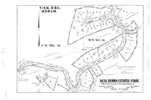 Click to see Subdivision Book 2, pg. 29 (1964) of Nevada County Recorders Subdivision Maps Book 2