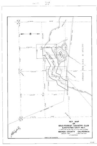 Click to see Subdivision Book 2, pg. 32 (1964) of Nevada County Recorders Subdivision Maps Book 2