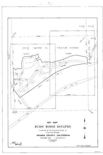 Click to see Subdivision Book 2, pg. 40 (1965) of Nevada County Recorders Subdivision Maps Book 2