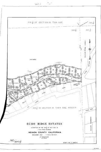 Click to see Subdivision Book 2, pg. 40 (1965) of Nevada County Recorders Subdivision Maps Book 2