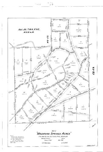 Click to see Subdivision Book 2, pg. 52 (1965) of Nevada County Recorders Subdivision Maps Book 2