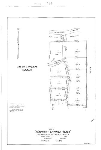 Click to see Subdivision Book 2, pg. 52 (1965) of Nevada County Recorders Subdivision Maps Book 2