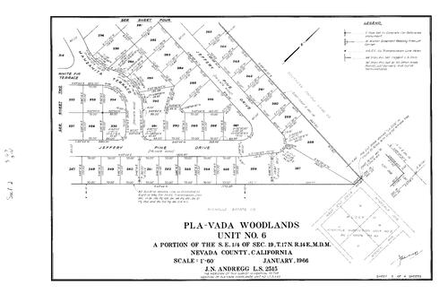 Click to see Subdivision Book 2, pg. 67 (1966) of Nevada County Recorders Subdivision Maps Book 2
